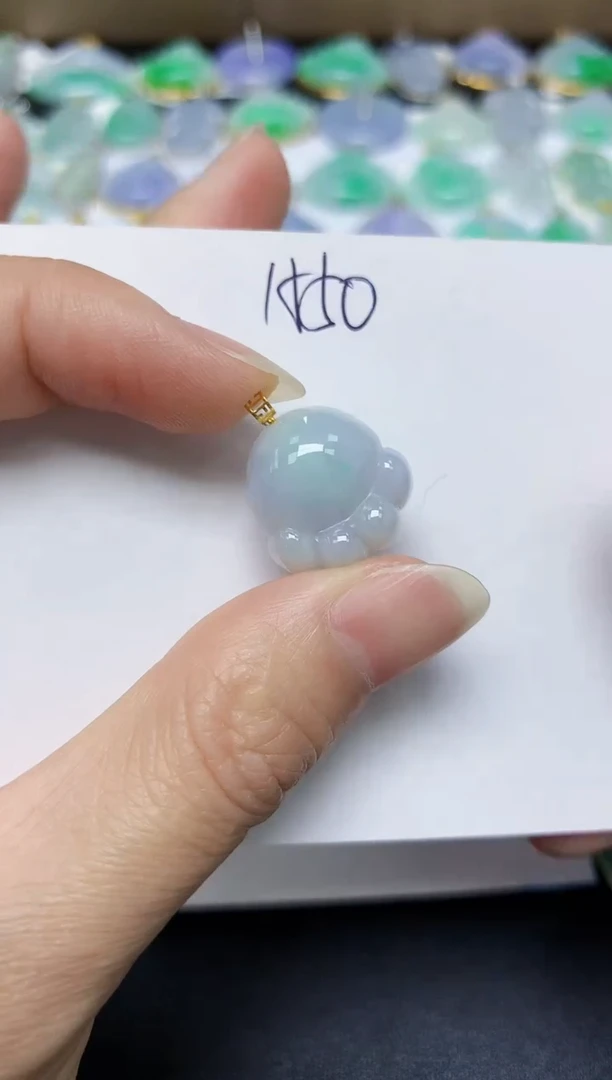 翡翠未镶嵌颈饰 天然缅甸翡翠A货