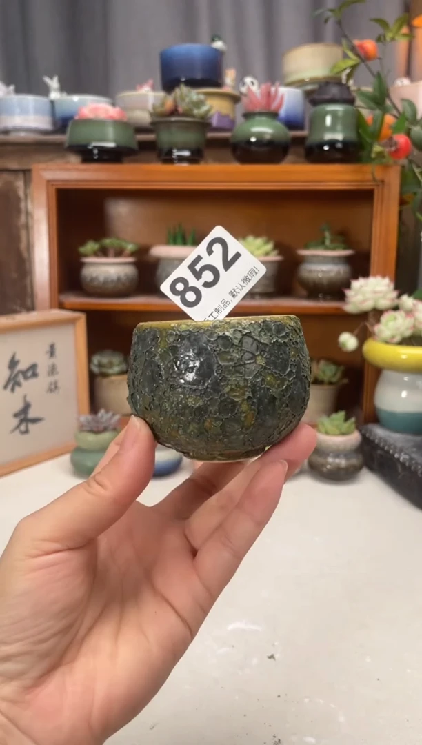 瓷片852知木小芳花盆