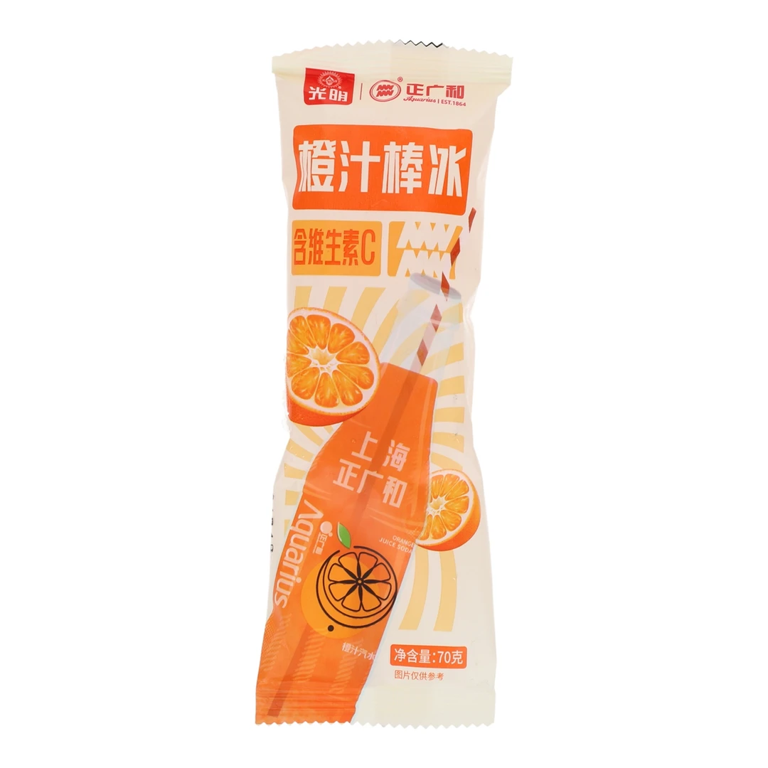 光明橙汁棒冰橙汁口味 70g