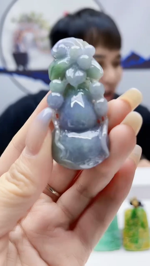 未镶嵌定制翡翠毛货挂件24