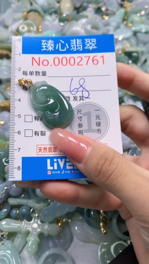 翡翠未镶嵌颈饰2761