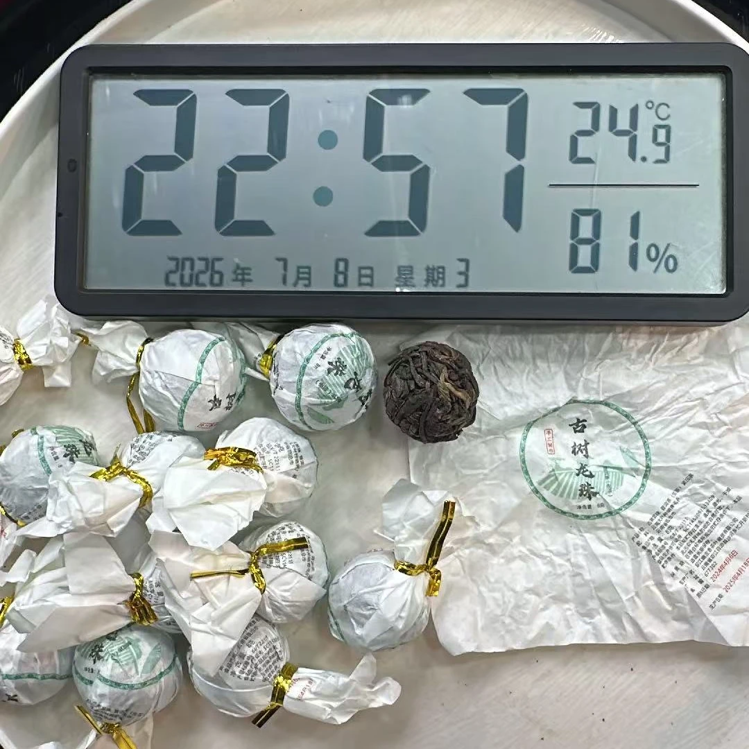 586号茶农 2024年春临沧忙糯滚岗古树生茶龙珠8g/颗-0708016
