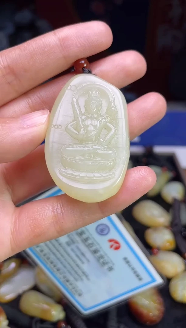 颈饰未镶嵌和田玉123