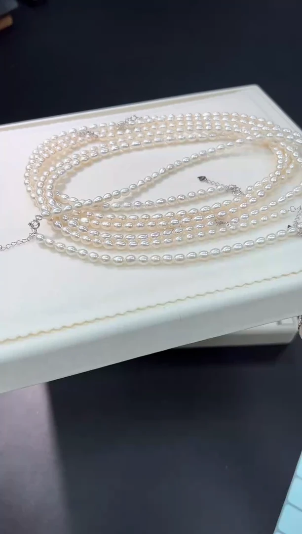 淡水珍珠未镶嵌颈饰84c多样性发其一【1条】默认微瑕