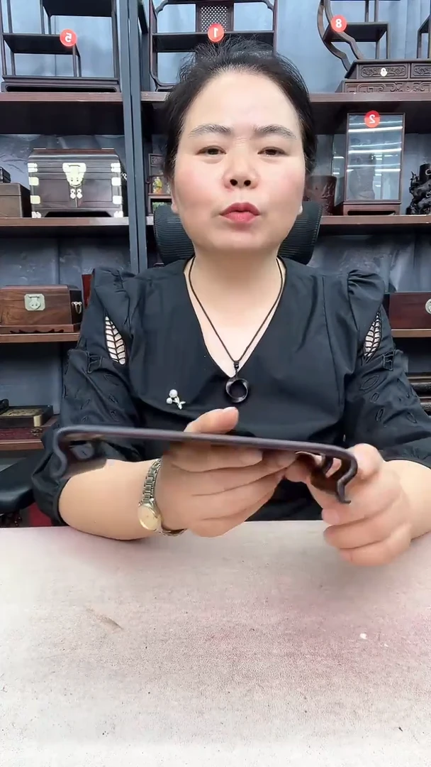 鸡翅木类端景台小李子红木工艺品1号