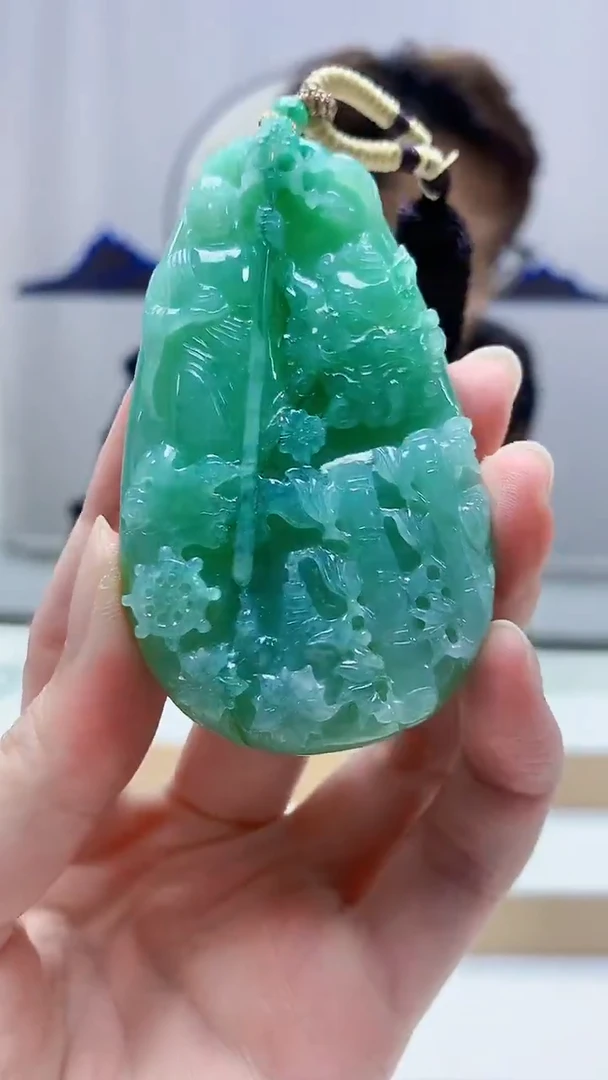 未镶嵌定制翡翠5159zm-毛货挂件地藏104
