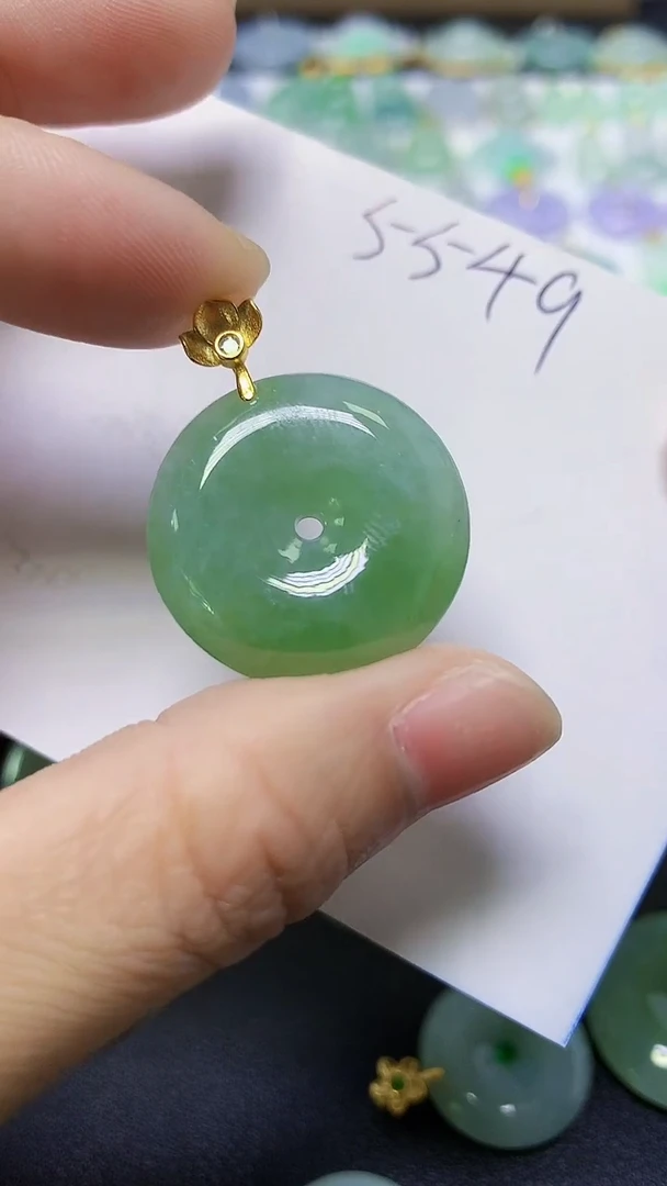 翡翠未镶嵌颈饰天然自然緬甸A貨翡翠