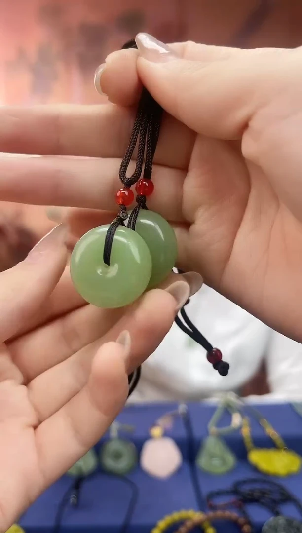 未镶嵌岫玉吊坠多样性发货拍一发一