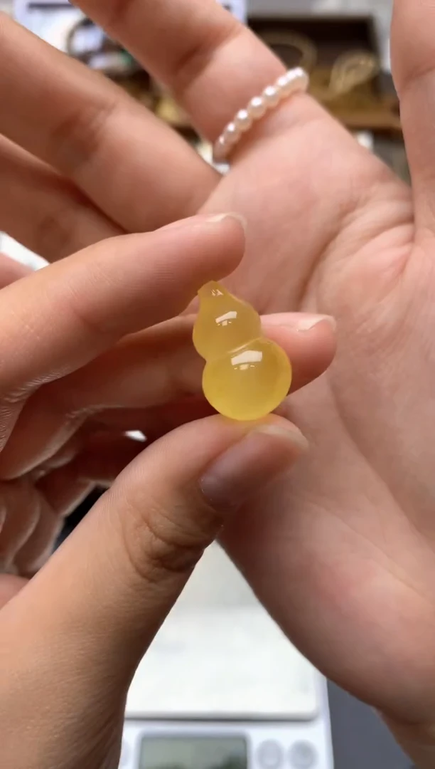 【闪购商品】琥珀珠宝奇石未镶嵌134琥珀蜜蜡花粉有纹小坑介意勿拍
