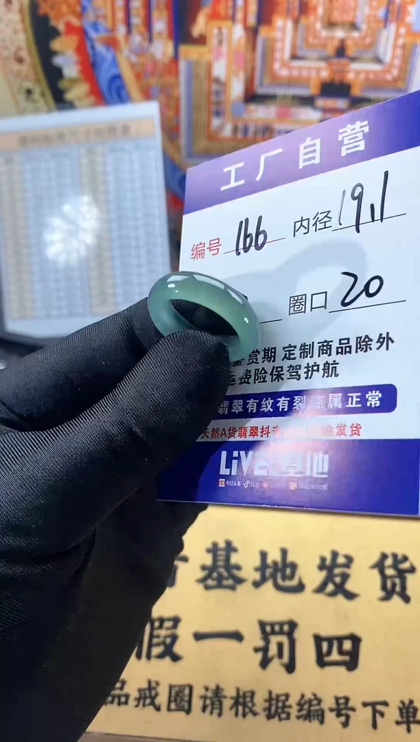 未镶嵌戒圈翡翠166