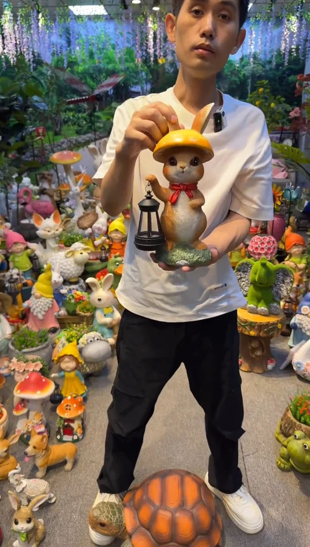 无花朵花园庭院摆件&00&