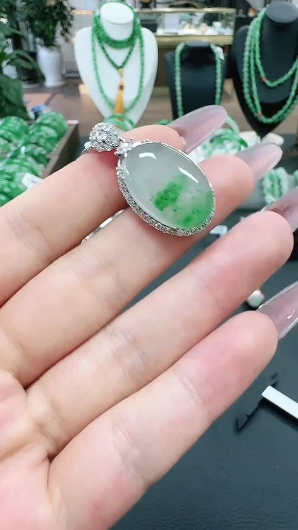 未镶嵌1石英质玉（非洲翠）/1296