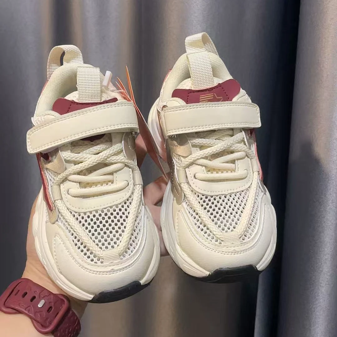 242033~透气休闲鞋男女童运动鞋跑鞋夏季老爹鞋（完美主义者慎拍 ）