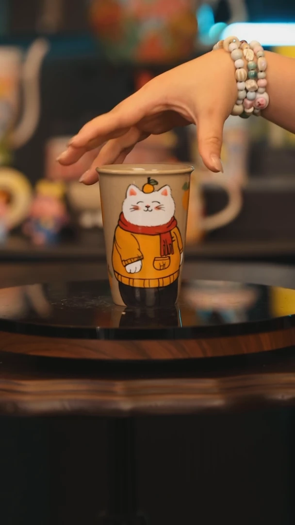 【闪购商品】摆件景德镇釉下彩绘设计师款陶瓷