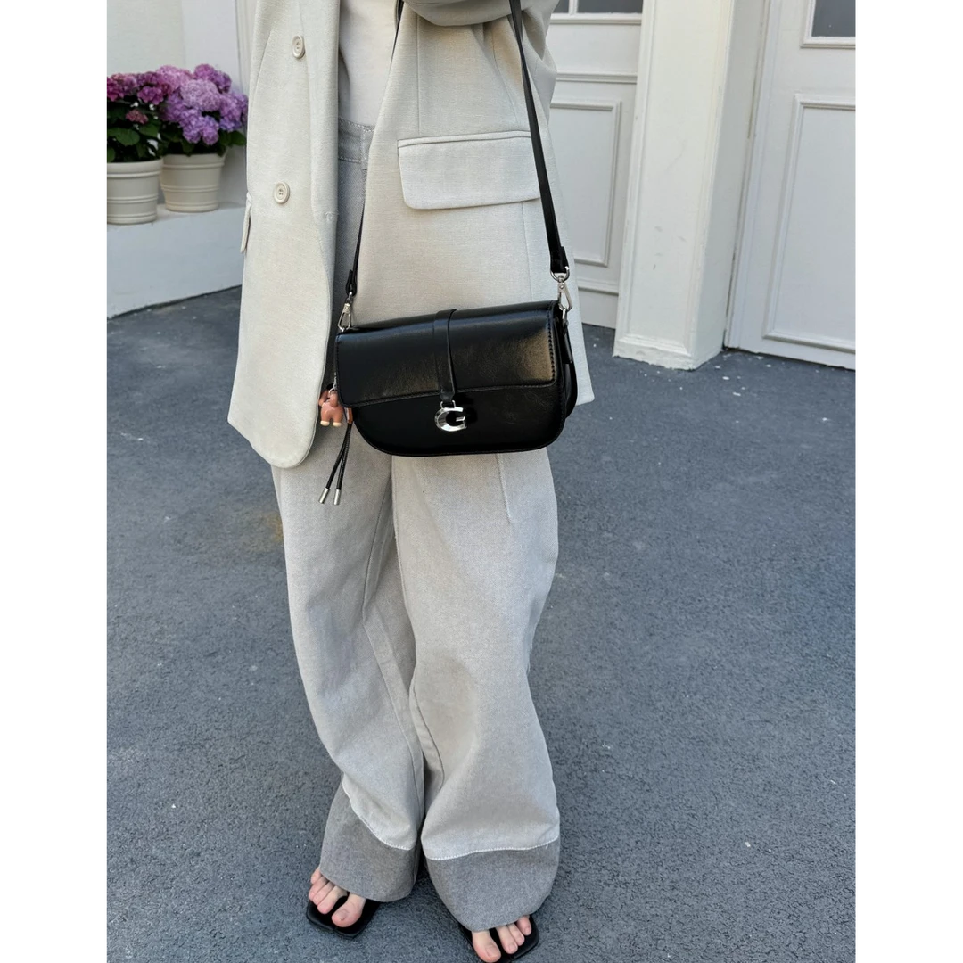 【YI CHEN】SKL-5519-黑色-高定轻奢时尚百搭潮流女神包包