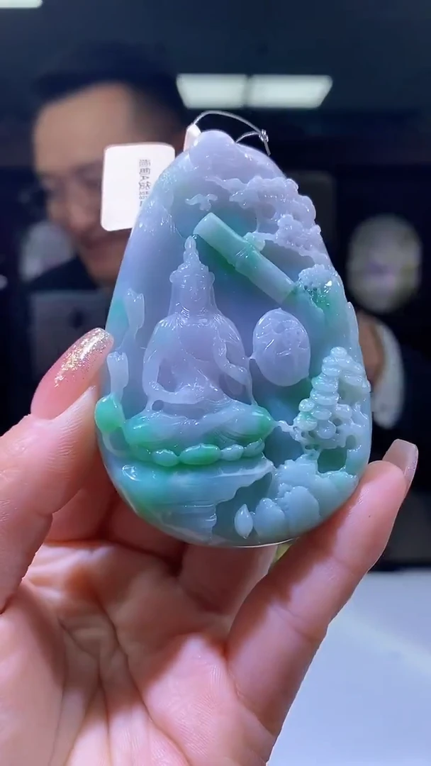 未镶嵌定制翡翠05/0104/W/观音