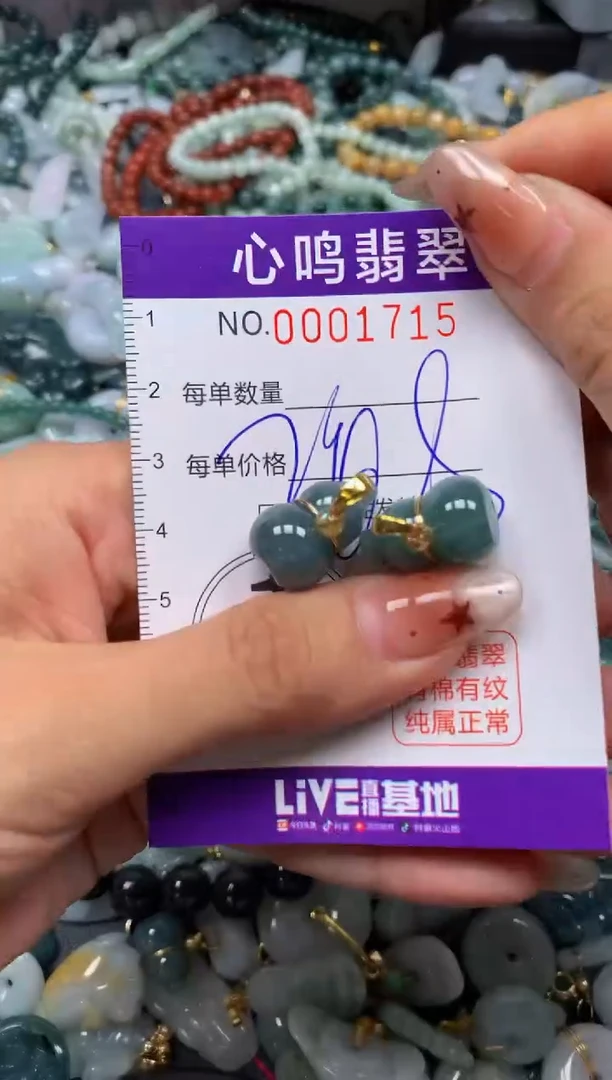 翡翠未镶嵌颈饰闪购001715