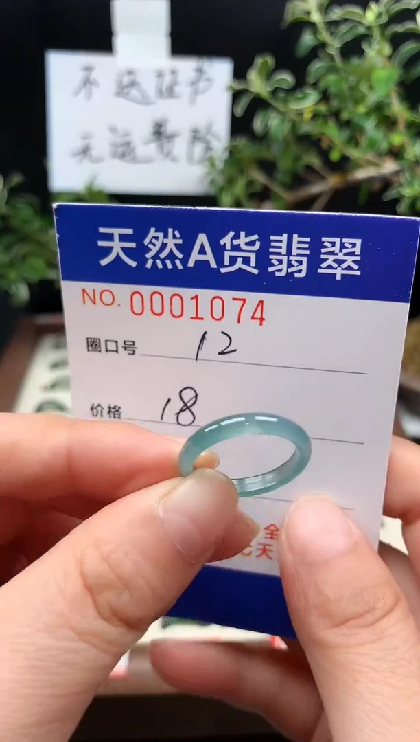 未镶嵌戒指翡翠12#