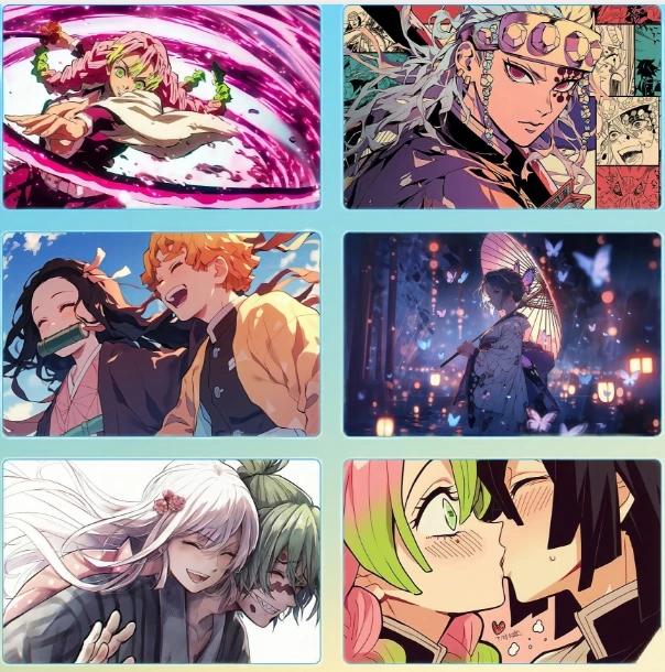 鬼灭之刃亚克力麻将冰箱贴