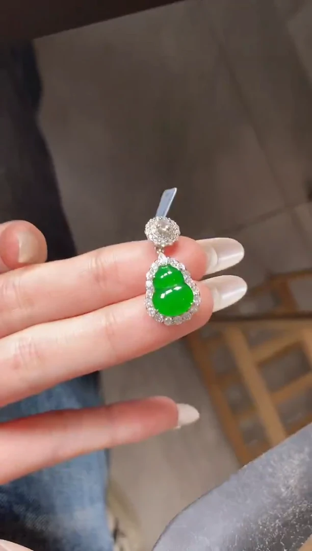 银S925镶嵌戒指翡翠1151