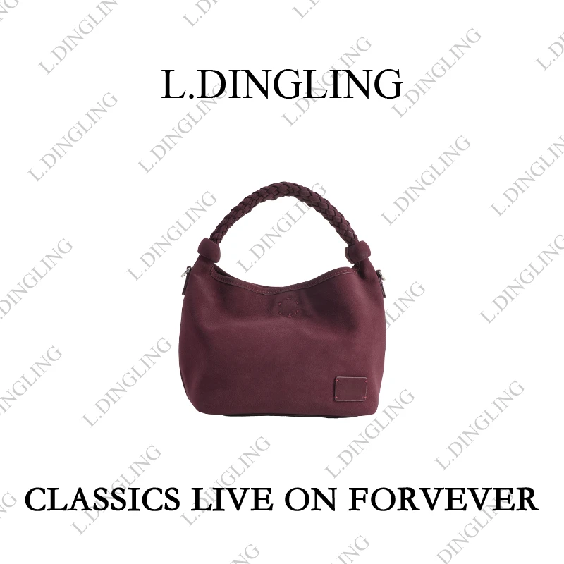 【红酒杯】单肩款做旧托特包斜挎包复古小众荔枝纹双面款简约