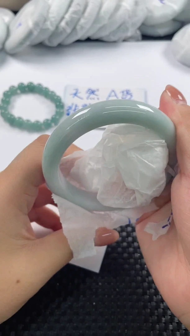 未镶嵌手镯翡翠基地发货H089960+