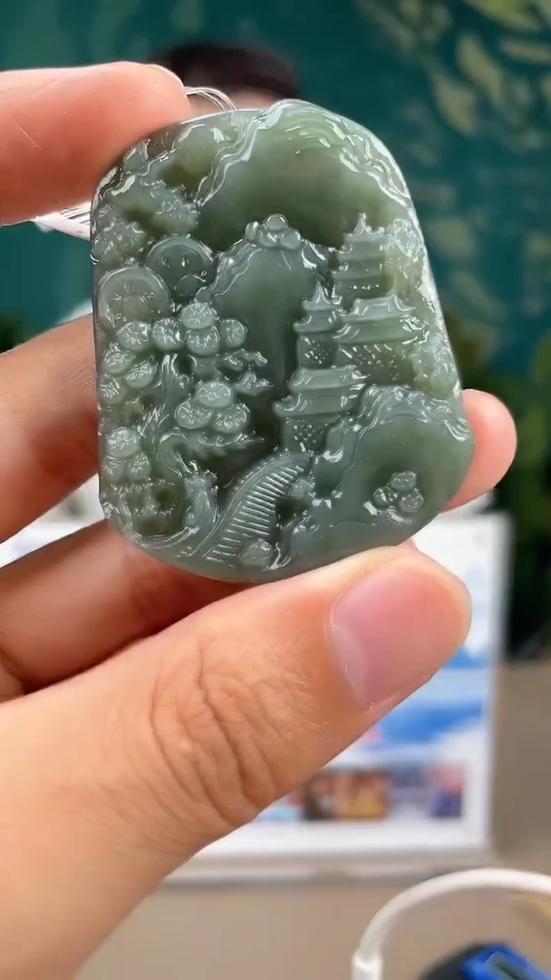 和田玉未镶嵌颈饰多样性拍一发一005086