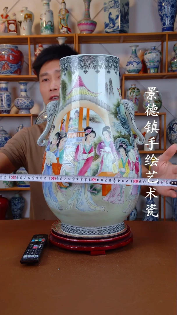 现代景德镇手工手绘陶瓷摆件86