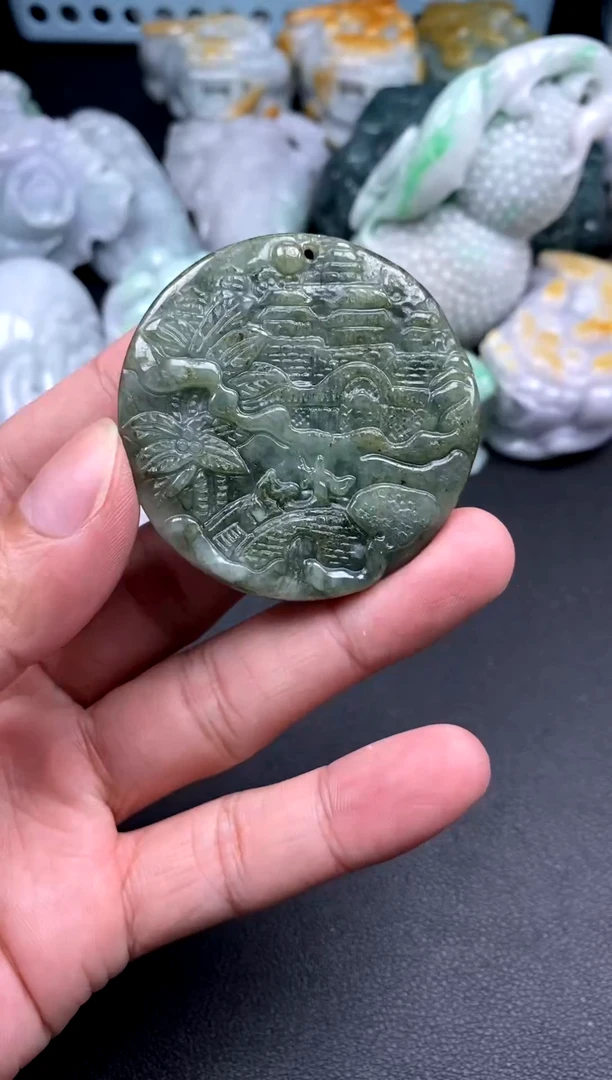 吊坠(不含链)未镶嵌翡翠1