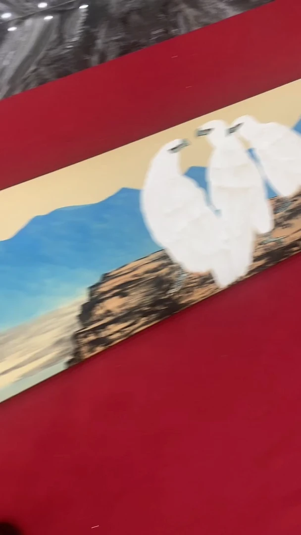 国画释天宇松鹰图
