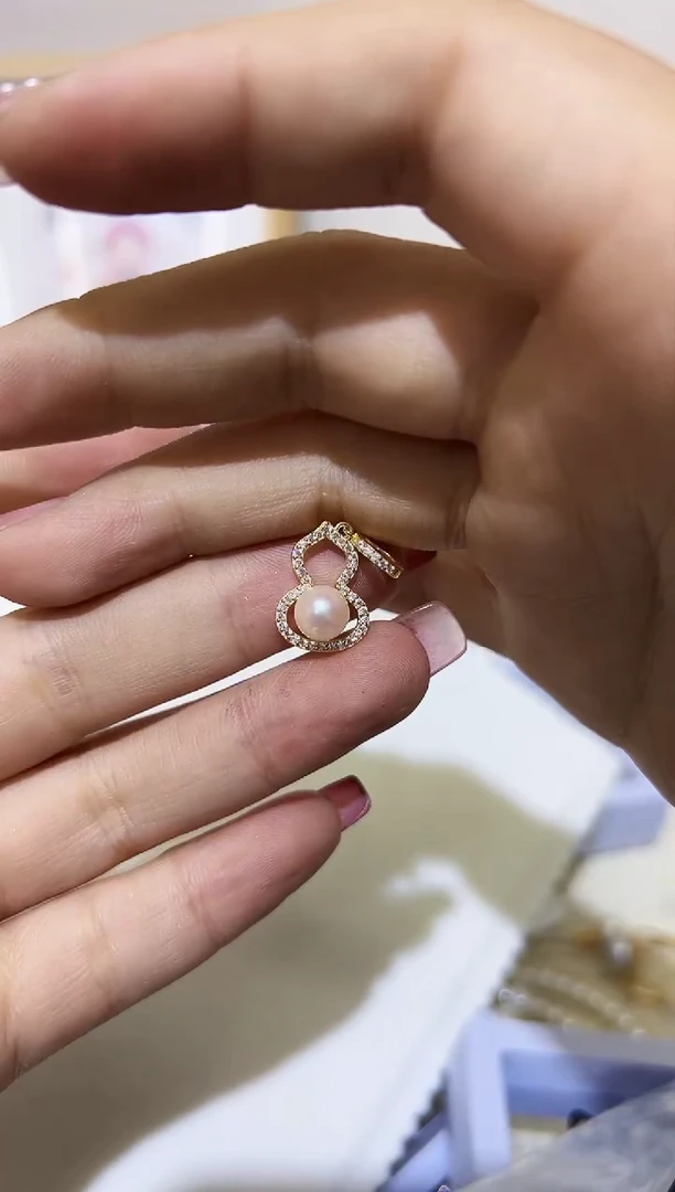 【闪购商品】海水珍珠吊坠银S925镶嵌32淡水珍珠99.99