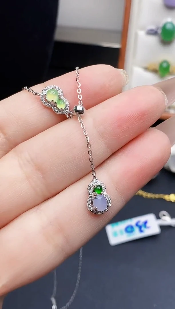 银S925镶嵌戒指翡翠0383