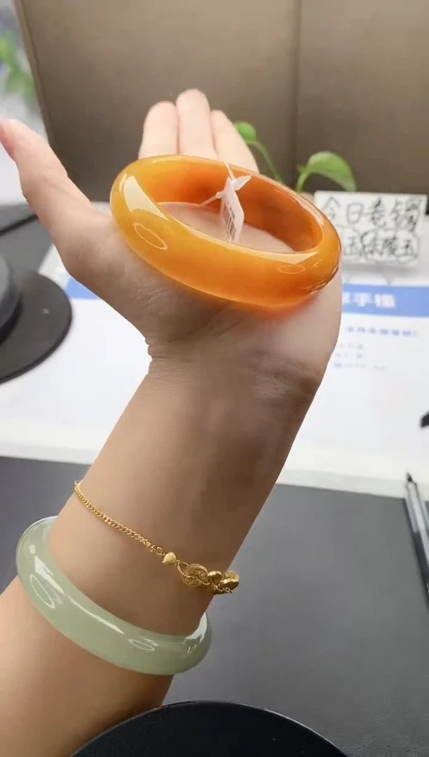 石英质玉手镯未镶嵌j187-H1多样性发货58