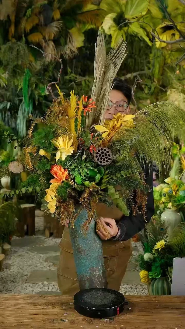 永生花一物一拍连花带瓶