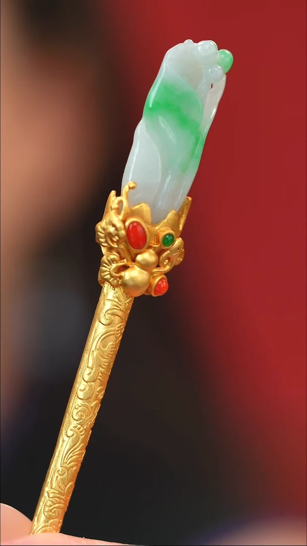 银S925镶嵌挂件翡翠新款