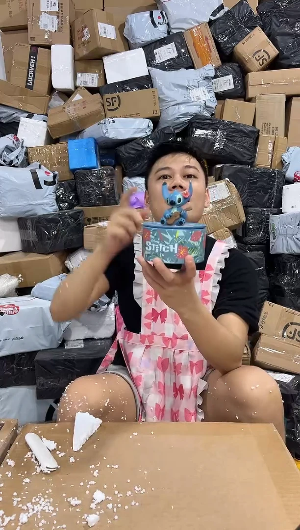 瓷片史迪仔首饰盒