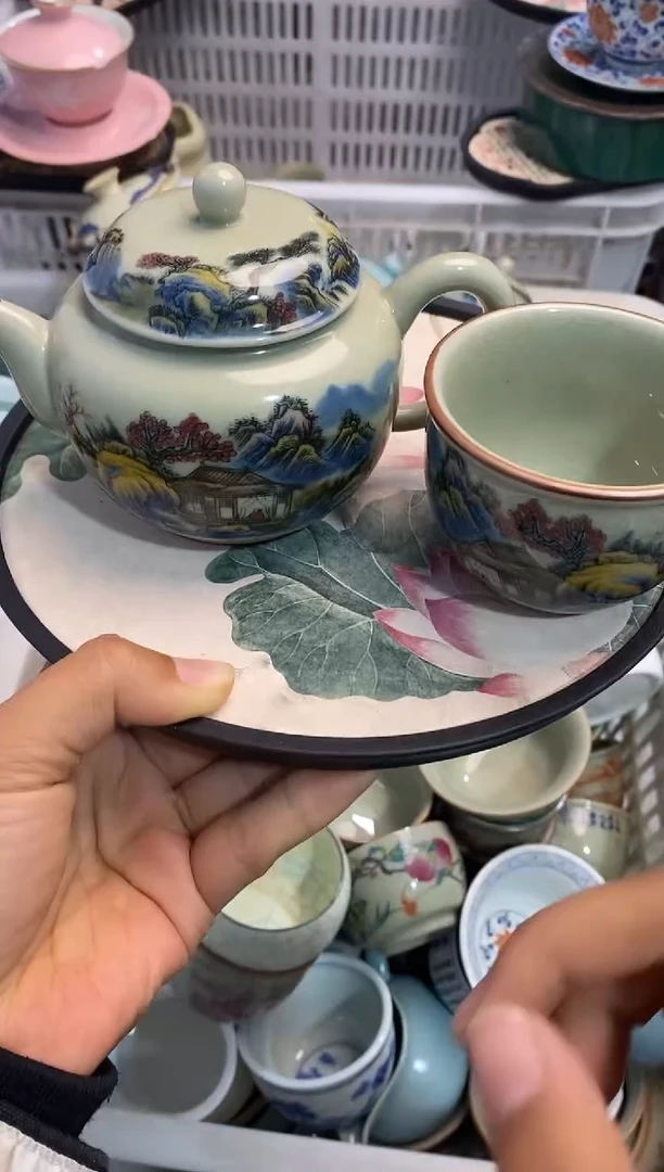 高端 茶壶 茶杯 茶具 轻轻微瑕