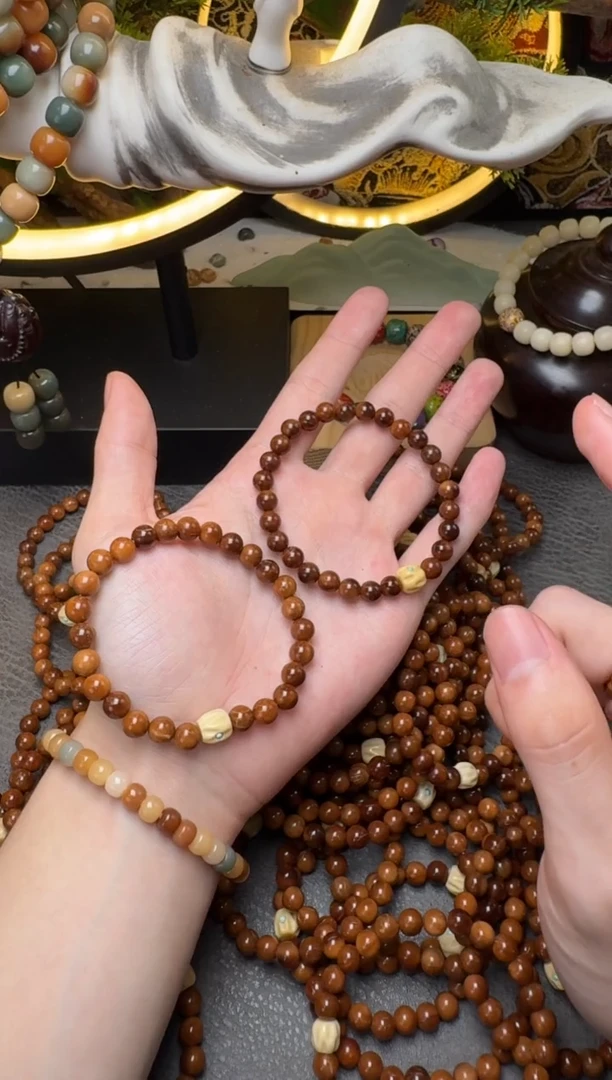 未镶嵌库克手串库克金高玉圆珠07