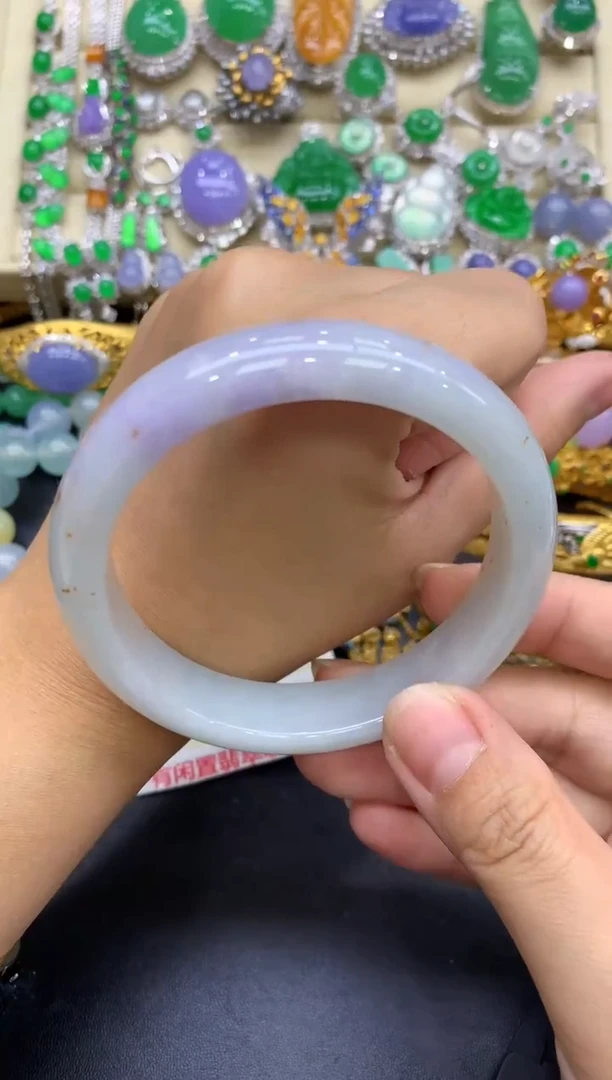 未镶嵌手镯翡翠487-中国好珍宝