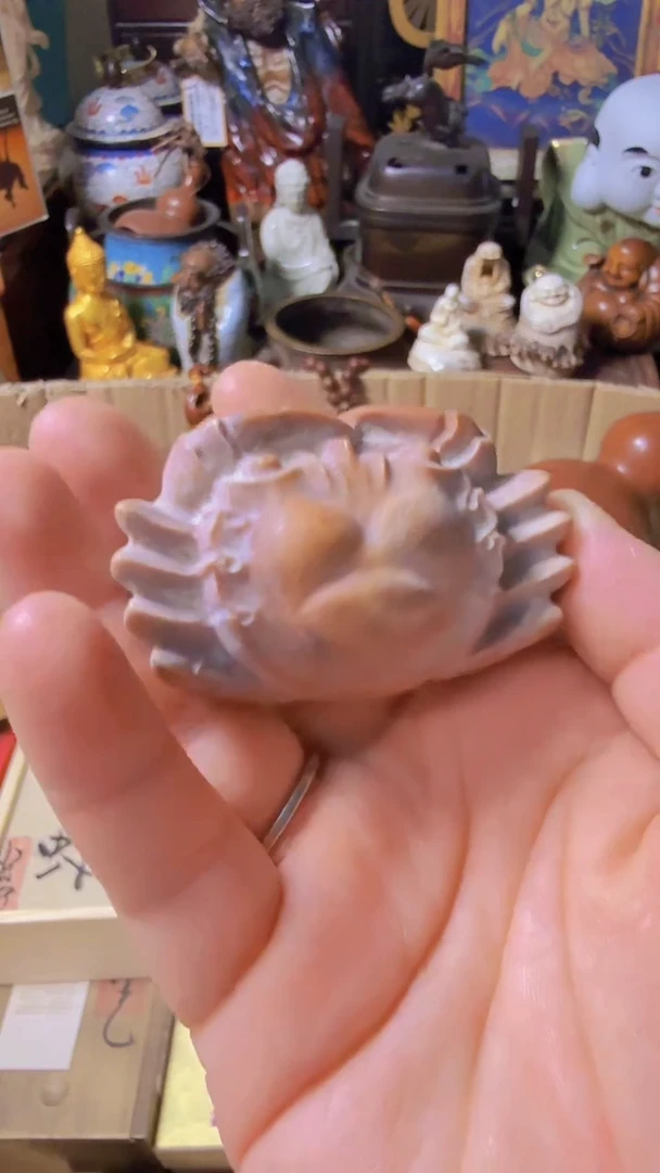 回流直播间手把件摆件瓷器