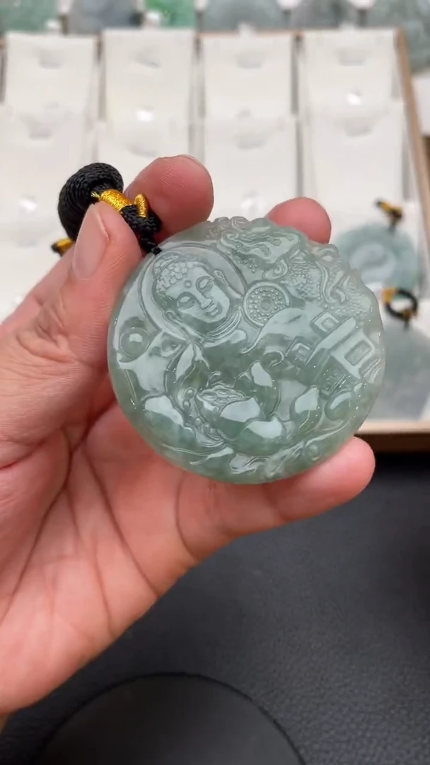 颈饰未镶嵌翡翠天然缅甸翡翠A货121