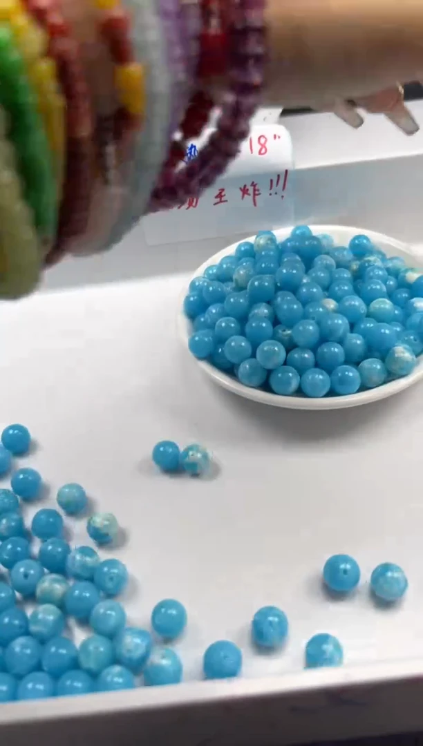 玛瑙/玉髓颈饰未镶嵌w2497海纹*石10mm*20颗