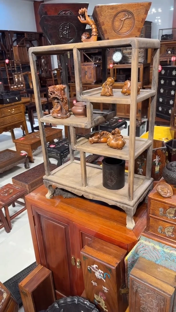 【闪购商品】木木艺黄花梨老博古架1680.8888
