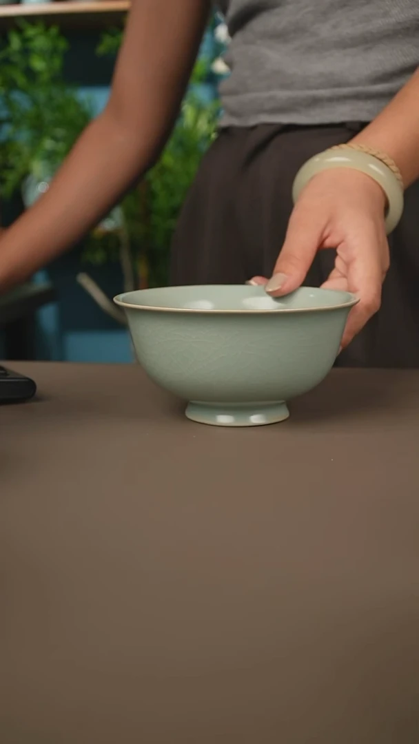 仿古碗微暇2个