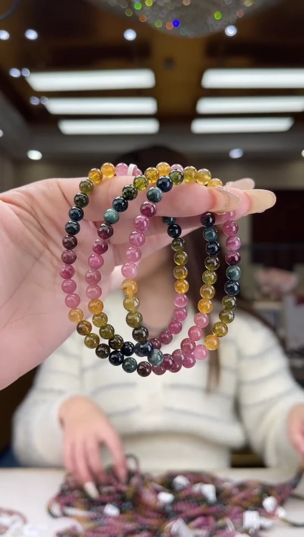 【闪购商品】碧玺/未镶嵌5mm+碧玺多圈多样性发货10