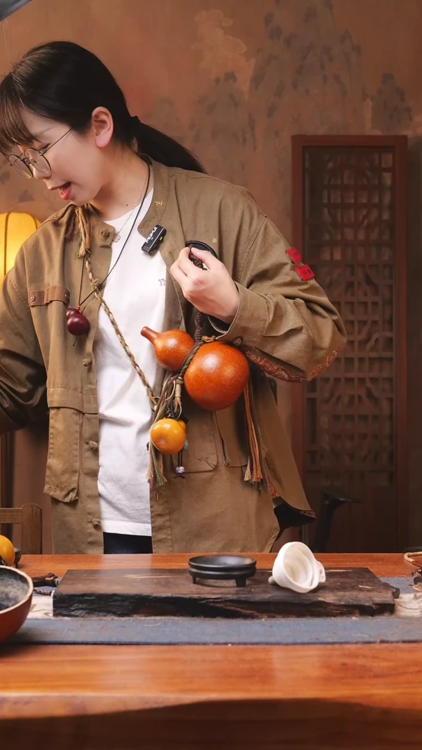 【闪购商品】353号精品大漆葫芦防腐防渗装水茶酒