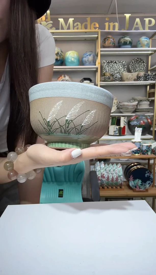 陶瓷13.5厘米井碗一只装