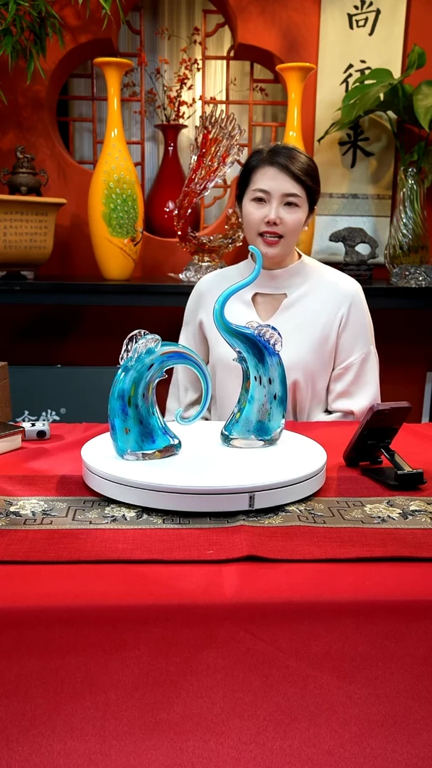 手工艺品琉璃大象