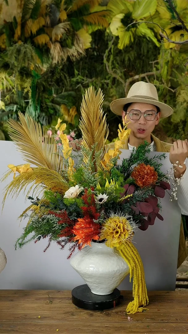永生花一物一拍连花带瓶