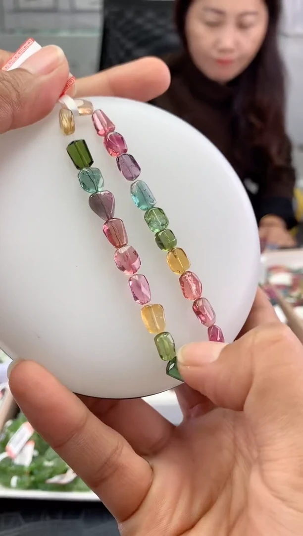 未镶嵌手串碧玺多样性发一条